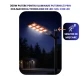 UB Lampa solara stradala premium LED 3000W IP66 puternica 6 casete