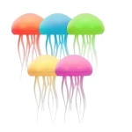 Lampa LED tip meduza RGB cu efect dinamic lumina ambientala schimbare culori reincarcabila