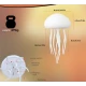 Lampa LED tip meduza RGB cu efect dinamic lumina ambientala schimbare culori reincarcabila