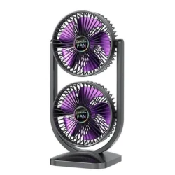 Ventilator de birou dublu portabil si reglabil CH
