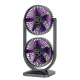 Ventilator de birou dublu portabil si reglabil CH