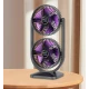 Ventilator de birou dublu portabil si reglabil CH