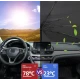 Parasolar pliabil tip umbrela pentru parbrizul masinii 140x79