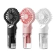 Mini Ventilator portabil 2 in 1 cu umidificator 4 trepte de viteza baterie 1200mAh reincarcabil USB