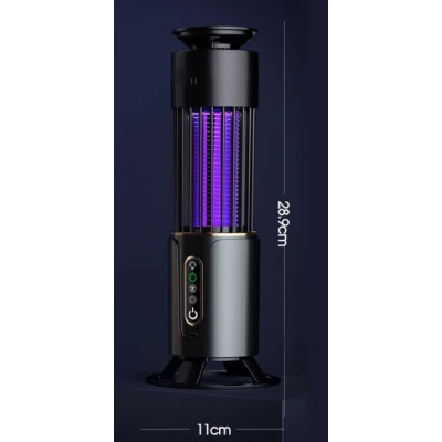 Lampa anti tantari 3 temporizatoare captare tantari iluminare USB 1200mAh