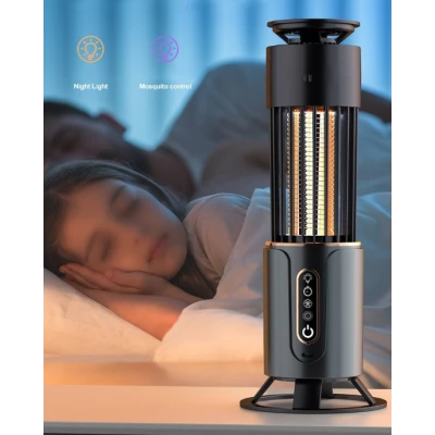 Lampa anti tantari 3 temporizatoare captare tantari iluminare USB 1200mAh