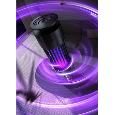 Lampa anti tantari 3 temporizatoare captare tantari iluminare USB 1200mAh