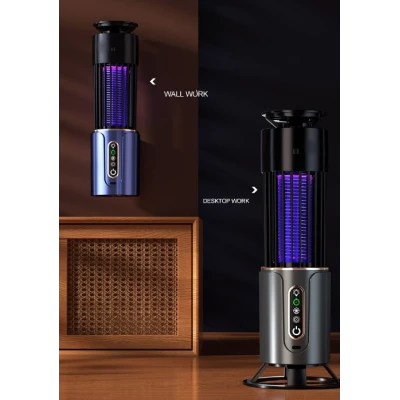 Lampa anti tantari 3 temporizatoare captare tantari iluminare USB 1200mAh