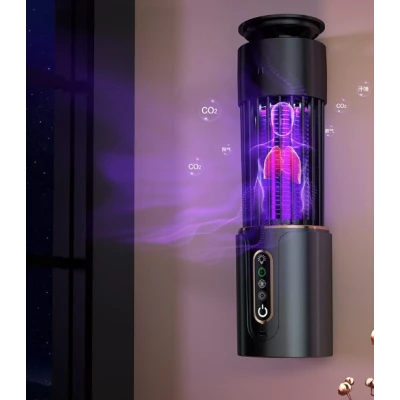 Lampa anti tantari 3 temporizatoare captare tantari iluminare USB 1200mAh