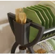 Suport de vase multifuncțional cu 2 niveluri cu tava de scurgere 33x24x30.5 cm
