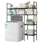 Raft de depozitare pentru masina de spalat si toaleta multifunctional cu 5 straturi 138x106x25