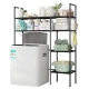 Raft de depozitare pentru masina de spalat si toaleta multifunctional cu 5 straturi 138x106x25