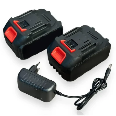 Foarfeca electrica 2 in 1 pentru gradina cu 2 acumulatori de 36V pentru tuns iarba gard viu sau arbusti