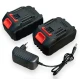Foarfeca electrica 2 in 1 pentru gradina cu 2 acumulatori de 36V pentru tuns iarba gard viu sau arbusti