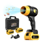 Suflanta aer portabila cu 2 acumulatori 48V de 34000 RPM uscare masina suflat frunze