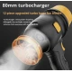 Suflanta aer portabila cu 2 acumulatori 48V de 34000 RPM uscare masina suflat frunze