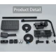 Sistem de dus premium cu display digital 4 functii cap tip ploaie si para dus finisaj negru mat