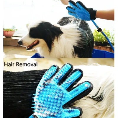 Set Manusa cu furtun pentru spalare si masaj animale