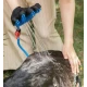 Set Manusa cu furtun pentru spalare si masaj animale
