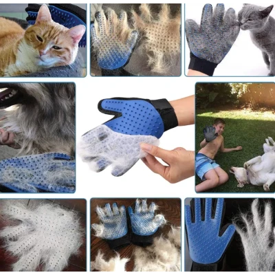 Set Manusa cu furtun pentru spalare si masaj animale