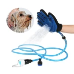 Set Manusa cu furtun pentru spalare si masaj animale