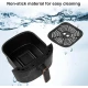 Friteuza cu aer cald tip Air Fryer capacitate mare 8 litri putere 2400W afisaj digital