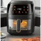 Friteuza cu aer cald tip Air Fryer capacitate mare 8 litri putere 2400W afisaj digital