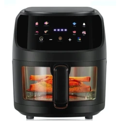 Friteuza cu aer cald tip Air Fryer capacitate mare 8 litri putere 2400W afisaj digital