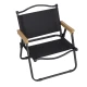 Set 2 scaune metalice plabile pentru gradina camping sau plaja negre