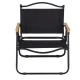 Set 2 scaune metalice plabile pentru gradina camping sau plaja negre