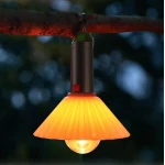 Lampa de camping suspendata pentru exterior multifunctionala reincarcabila bec incandescent
