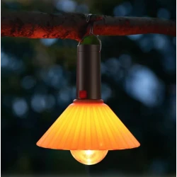 Lampa de camping suspendata pentru exterior multifunctionala reincarcabila bec incandescent