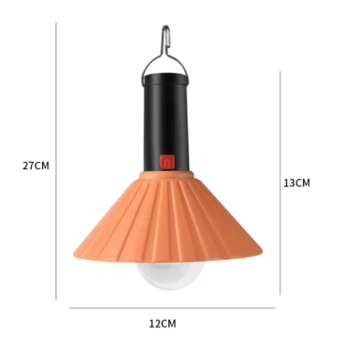 Lampa de camping suspendata pentru exterior multifunctionala reincarcabila bec incandescent