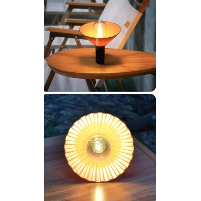 Lampa de camping suspendata pentru exterior multifunctionala reincarcabila bec incandescent
