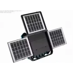 Proiector solar cu 3 panouri W8150 4 cu 6 acumulatori