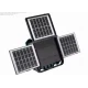 Proiector solar cu 3 panouri W8150 4 cu 6 acumulatori