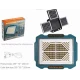 Proiector solar cu 3 panouri W8150 4 cu 6 acumulatori