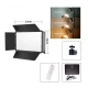 Lampa LED foto/video profesionala cu 3 moduri de lumina PATRATA 17 inch
