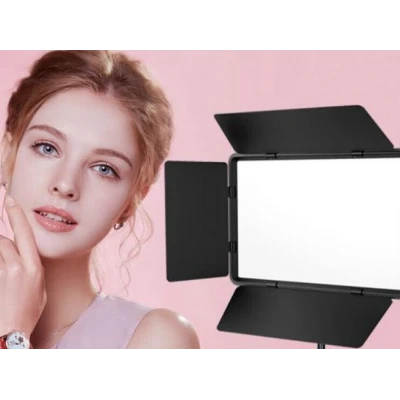 Lampa LED foto/video profesionala cu 3 moduri de lumina PATRATA 17 inch