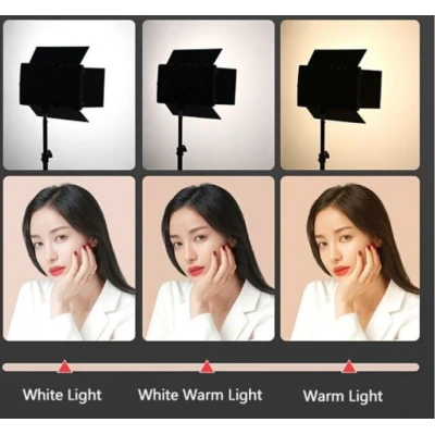 Lampa LED foto/video profesionala cu 3 moduri de lumina PATRATA 17 inch