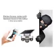 Camera de supraveghere tripla cu panou solar SIM 4G 18MP Full HD 3 zone supravegheate simultan Vedere nocturna