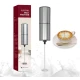 Spumator lapte electric portabil tip mixer cafea cappuccino alimentare pe baterii