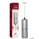 Spumator lapte electric portabil tip mixer cafea cappuccino alimentare pe baterii