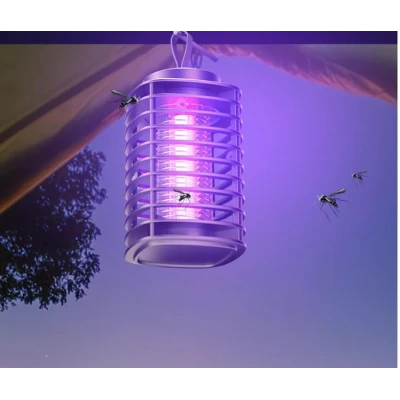 Lampa anti tantari UV electrica capcana insecte cu USB dispozitiv portabil pentru interior si exterior