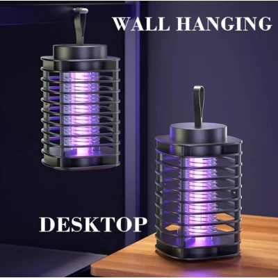 Lampa anti tantari UV electrica capcana insecte cu USB dispozitiv portabil pentru interior si exterior