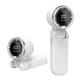 Mini Ventilator premium 6 trepte de viteza cu display LED portabil alimentare Type C ALB