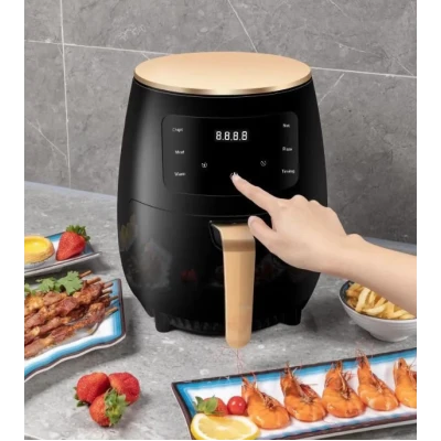 Friteuza cu aer cald Air Fryer 2400W capacitate 6L  afisaj digital LCD Touch control