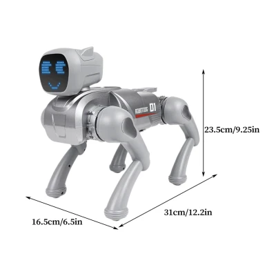 Robot Dog inteligent 01 tip Jucarie Interactiva cu control si recunoastere Vocala
