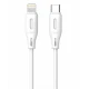 Cablu de date/incarcare USB C la Lightning putere 27W lungime 1metru Q SJ49C