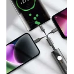 Cablu de incarcare si transfer de date Andowl 6 in 1 cu cablu Micro iOS TypeC incorporat Q SJ11